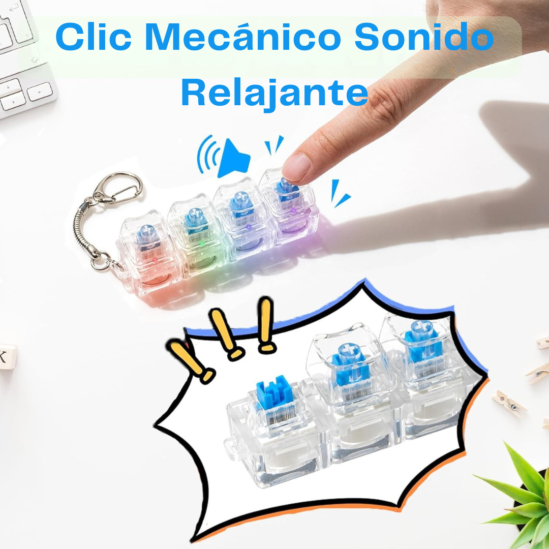 Llavero Clicker Antiestrés